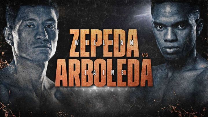 William Zepeda vs Jaime Arboleda DAZN poster.