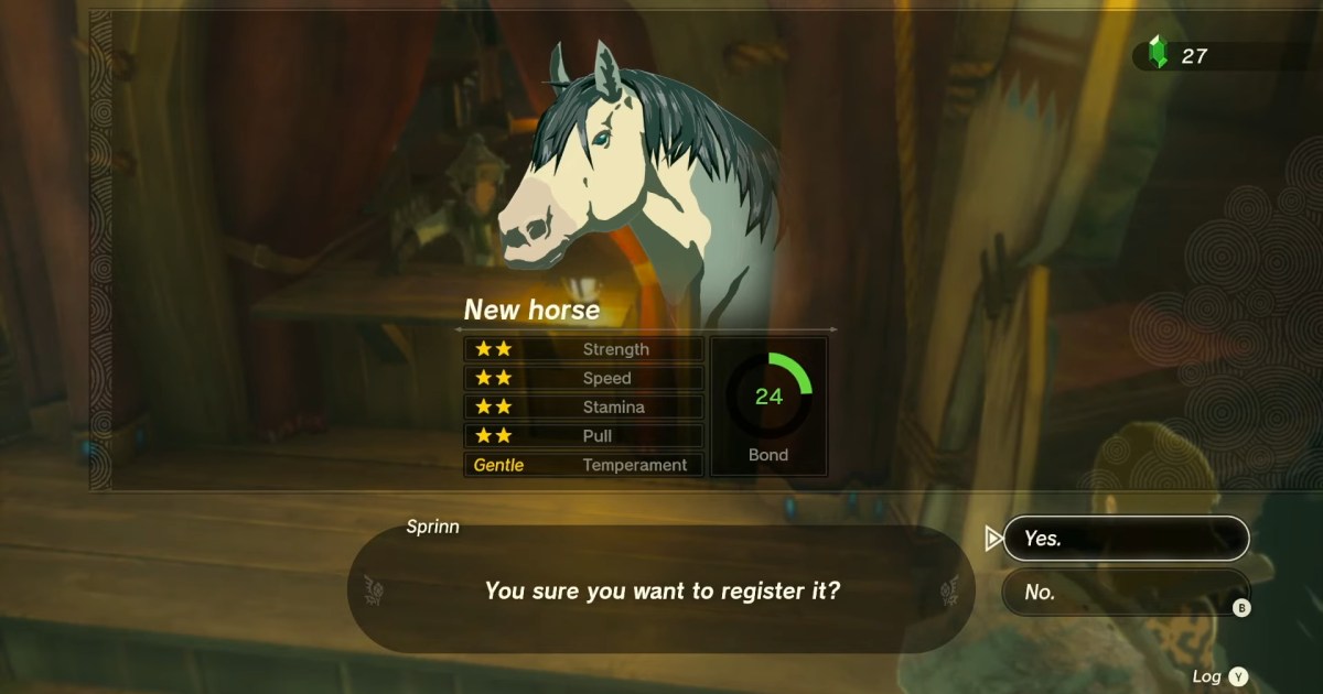 The best way to improve horses in Zelda: Tears of the Kingdom