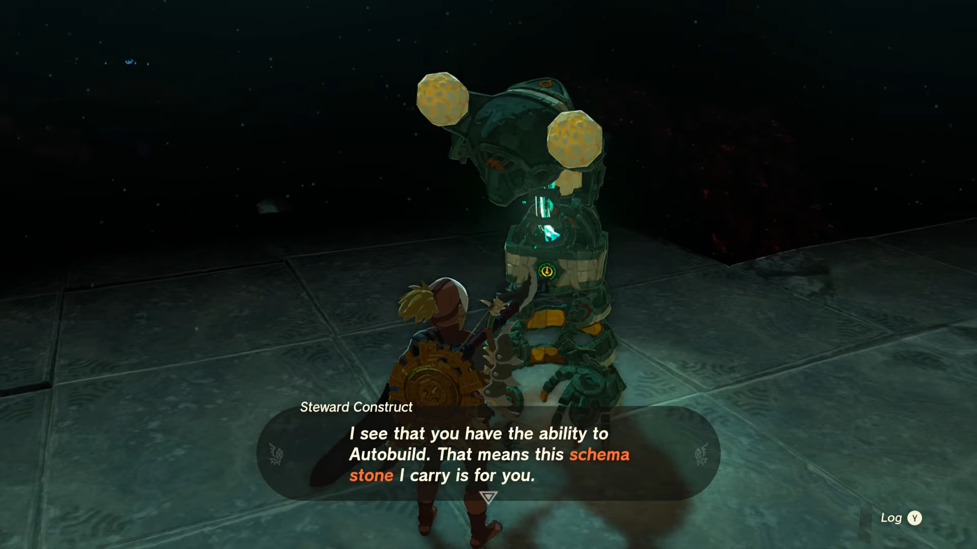 Link obtendo uma schema stone de um robô.