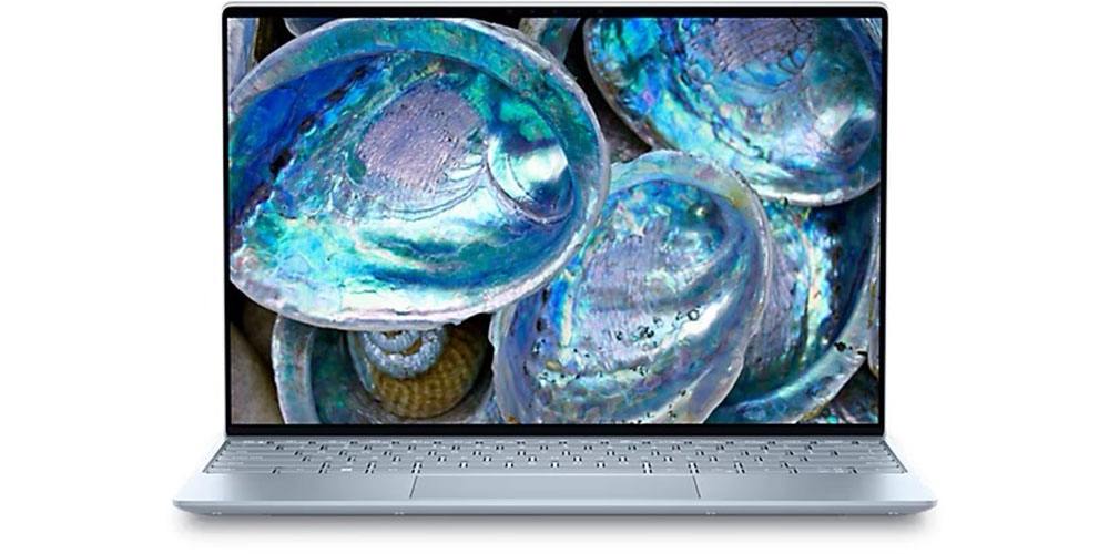 Dell XPS 13 on a white background.