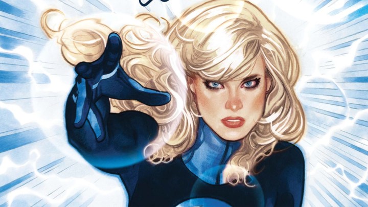 Susan Storm as illustrated by Adam Hughes.