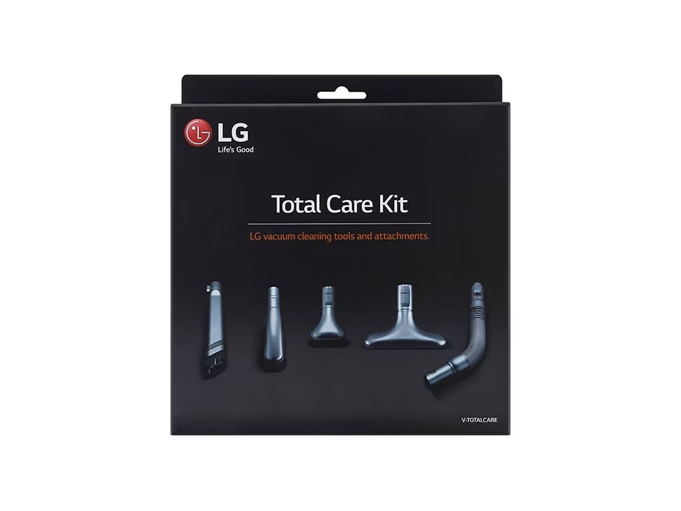 LG CordZero Total Care Tool Kit product image with attachments.