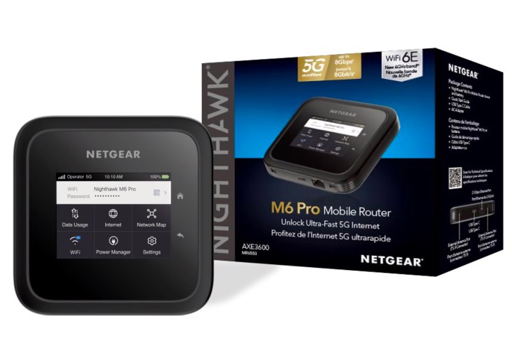 Netgear M6 Pro Mobile Hotspot with box.