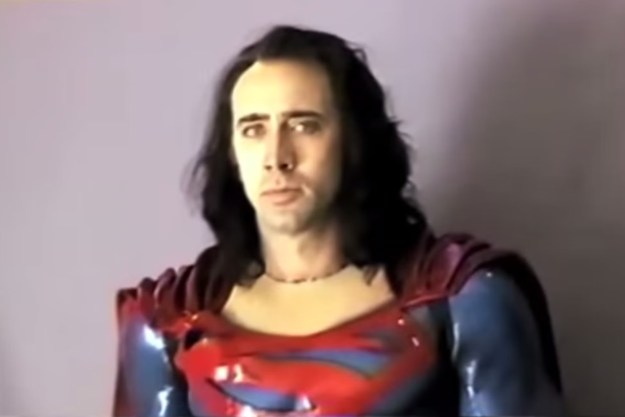 technology trends Nicolas Cage as Superman in Superman Lives.