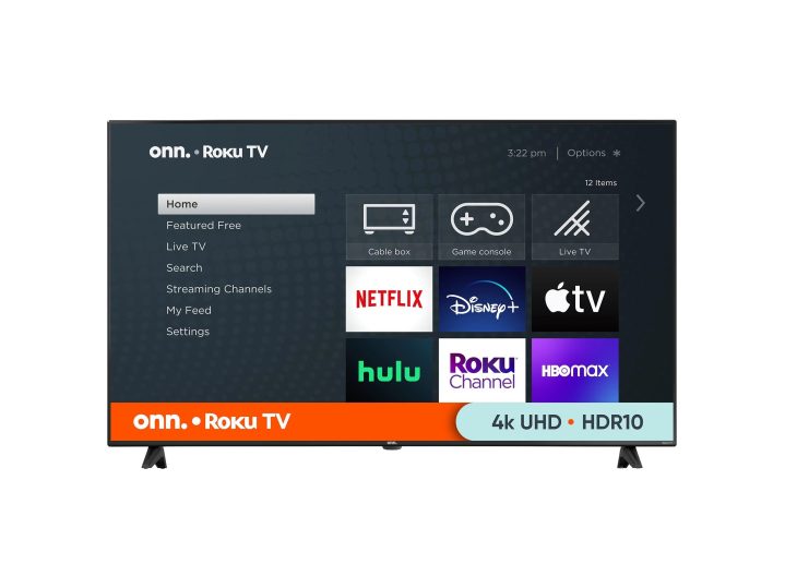 Onn 65-inch 4K UHD LED Smart 4K Roku TV 100012587