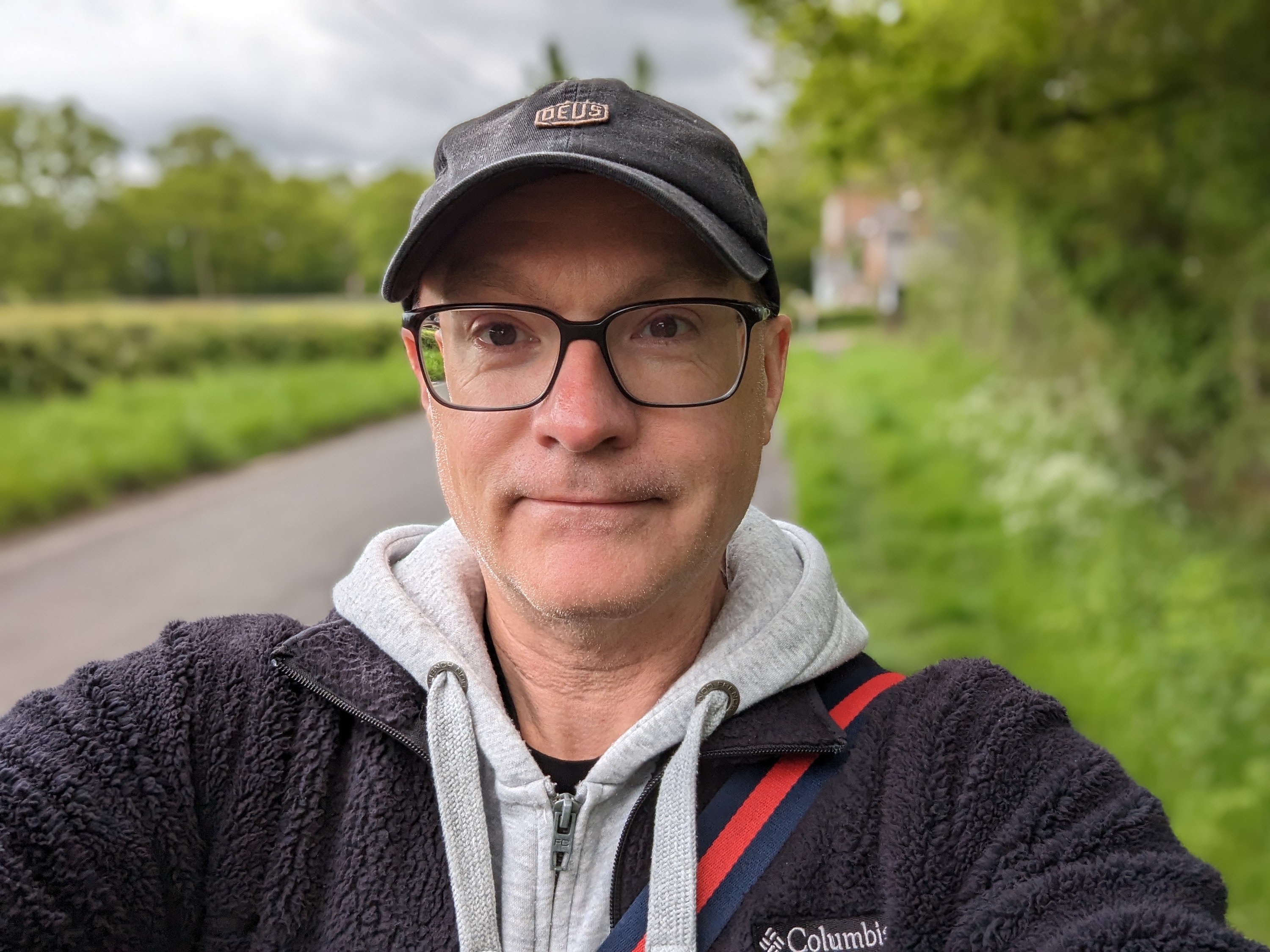 A Portrait mode selfie taken with the Google Pixel 7.
