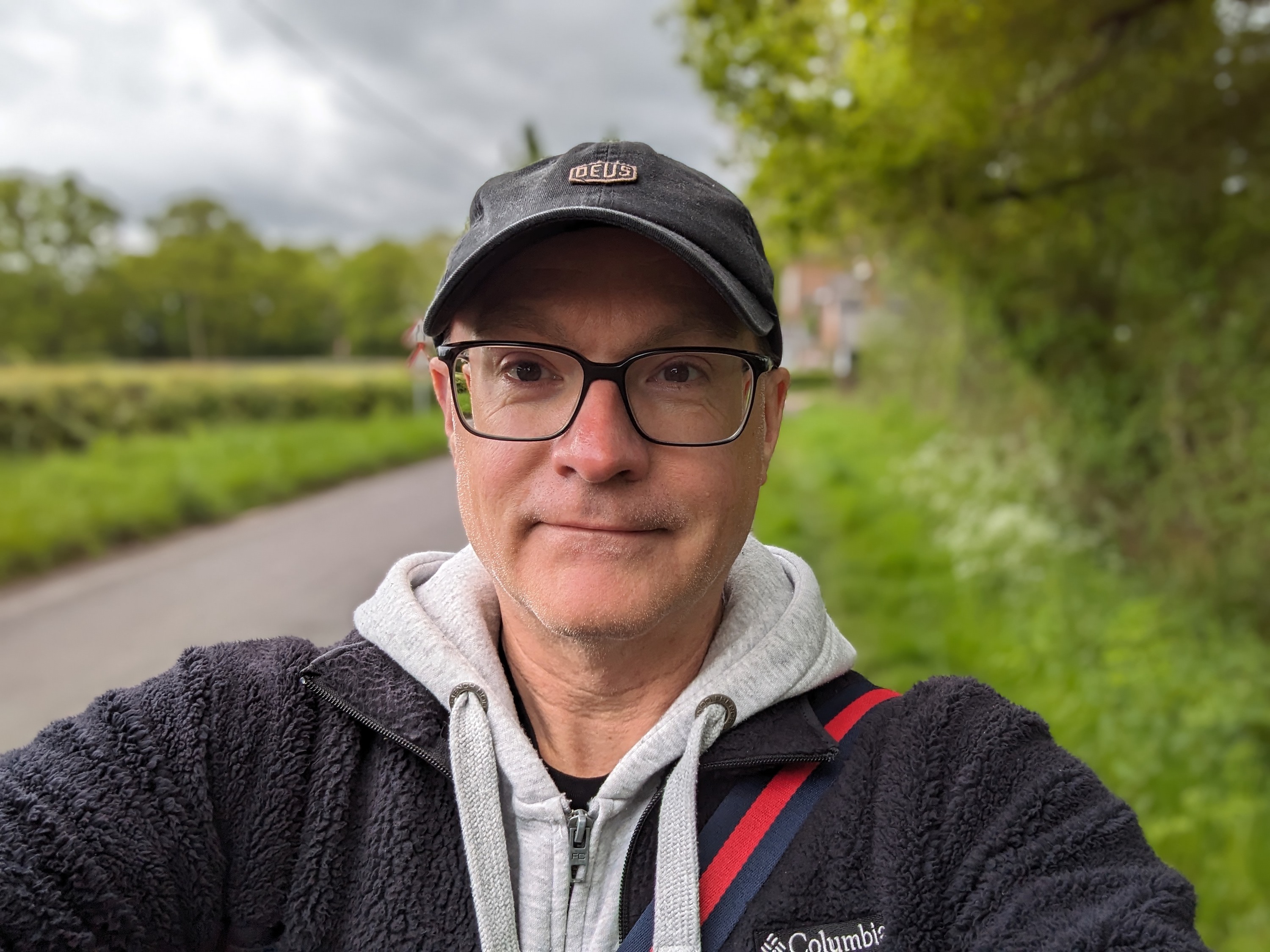 A Portrait mode selfie taken with the Google Pixel 7a.