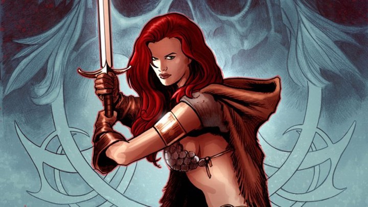 Red Sonja, as illustrated by Paul Renaud.