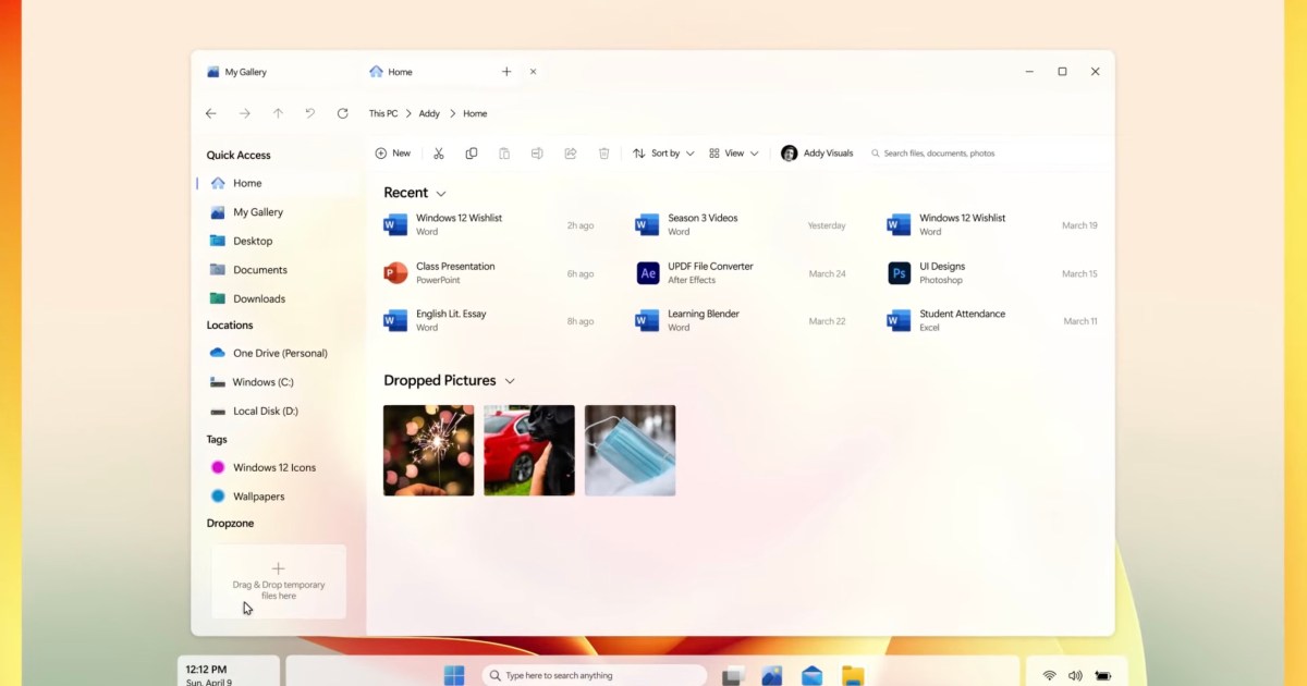 This Windows 12 concept makes me excited for a full redesign