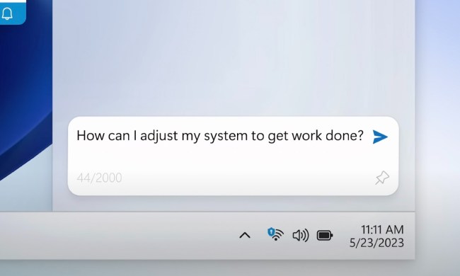 A screenshot of Windows Copilot being used in the sidebar.
