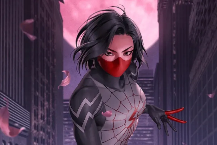 Seda en la portada de "Silk Vol. 3 #1".