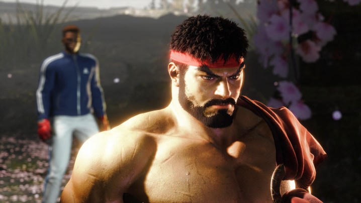 The player confronts Ryu in Street Fighter 6 World Tour.