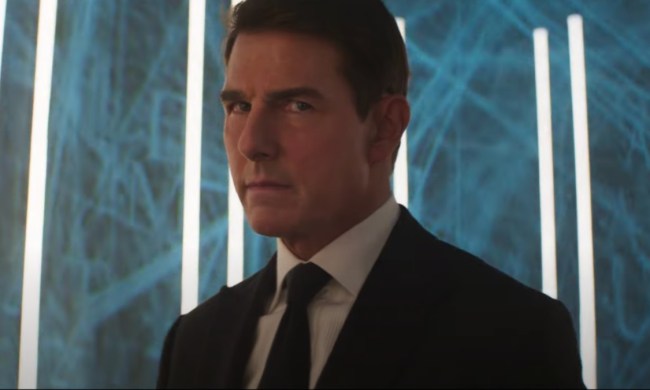 Tom Cruise looks and stares in Mission: Impossible – Dead Reckoning Part One.