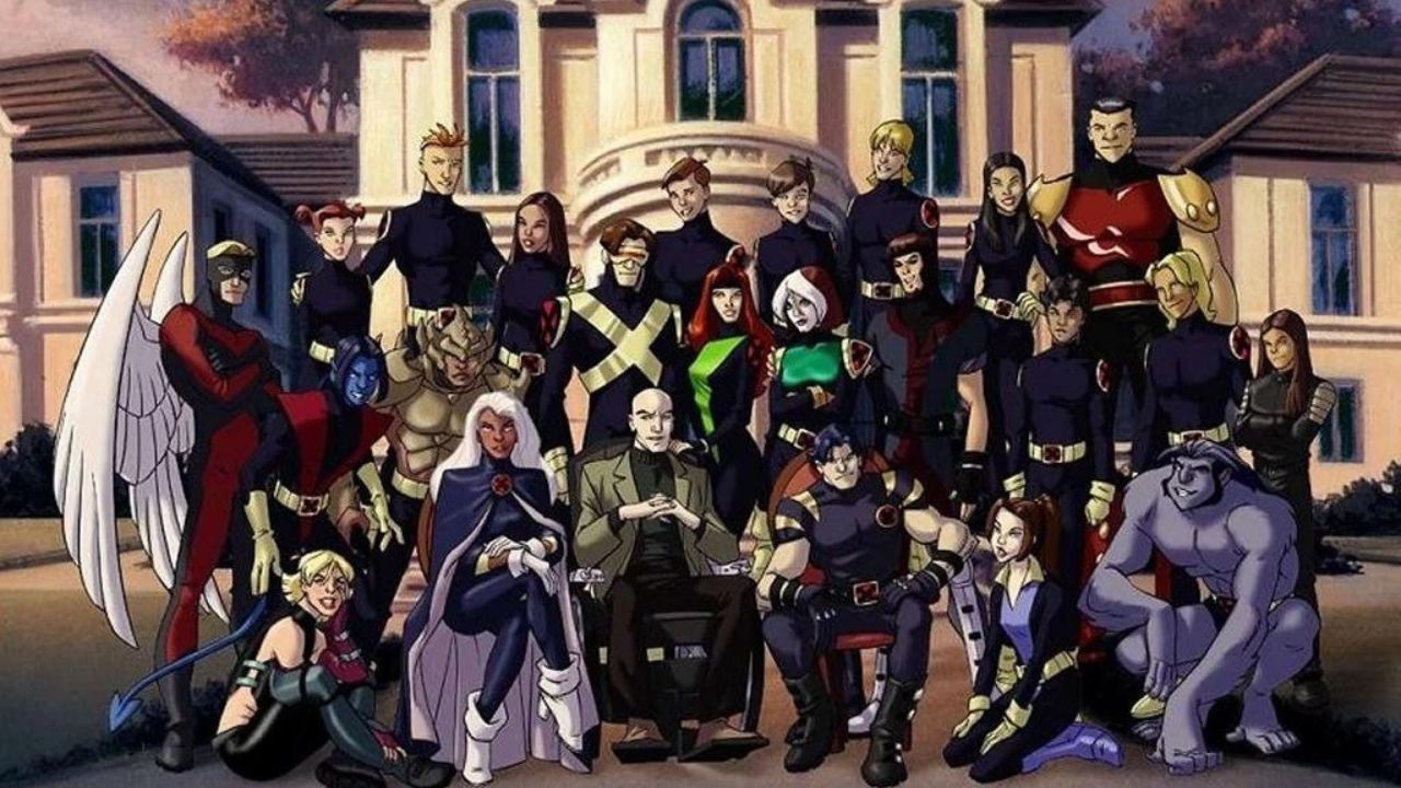 The full X-Men line-up from X-Men: Evolution.