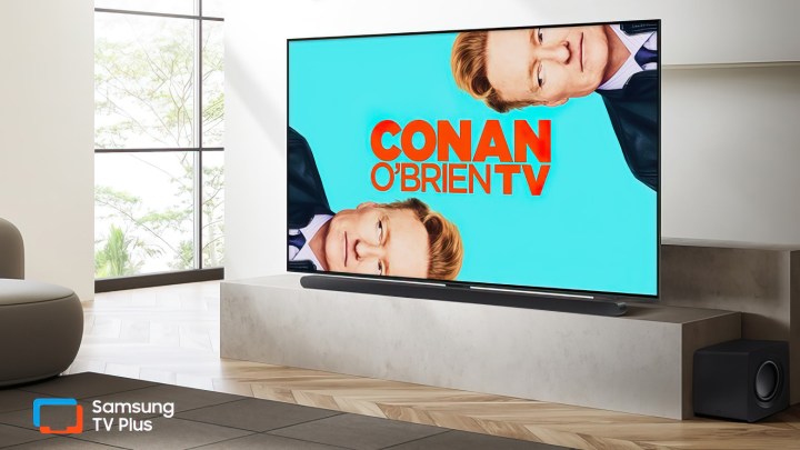 Conan O'Brien TV en un televisor Samsung.