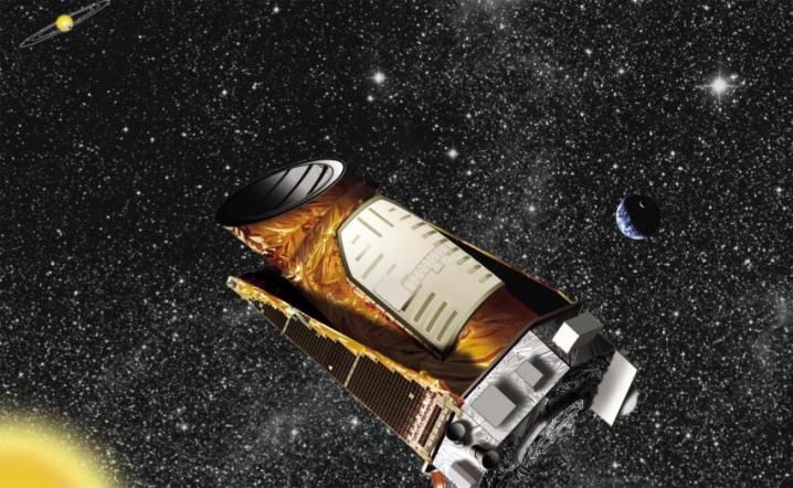 Concepto artístico de la nave espacial Kepler.