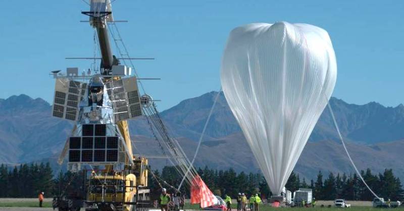 NASA forced to ditch ‘football stadium-sized’ balloon in the
ocean