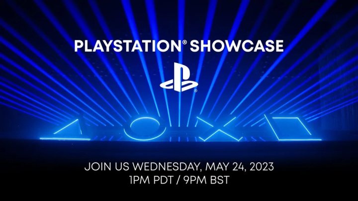 A promo image detailing Sony's 2-23 PlayStation Showcase.