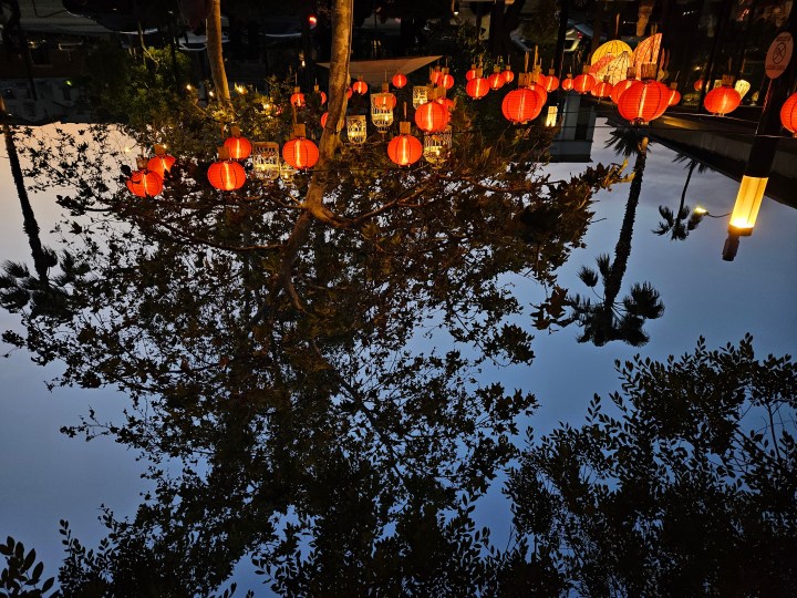 Red lanterns taken with a Samsung Galaxy S23