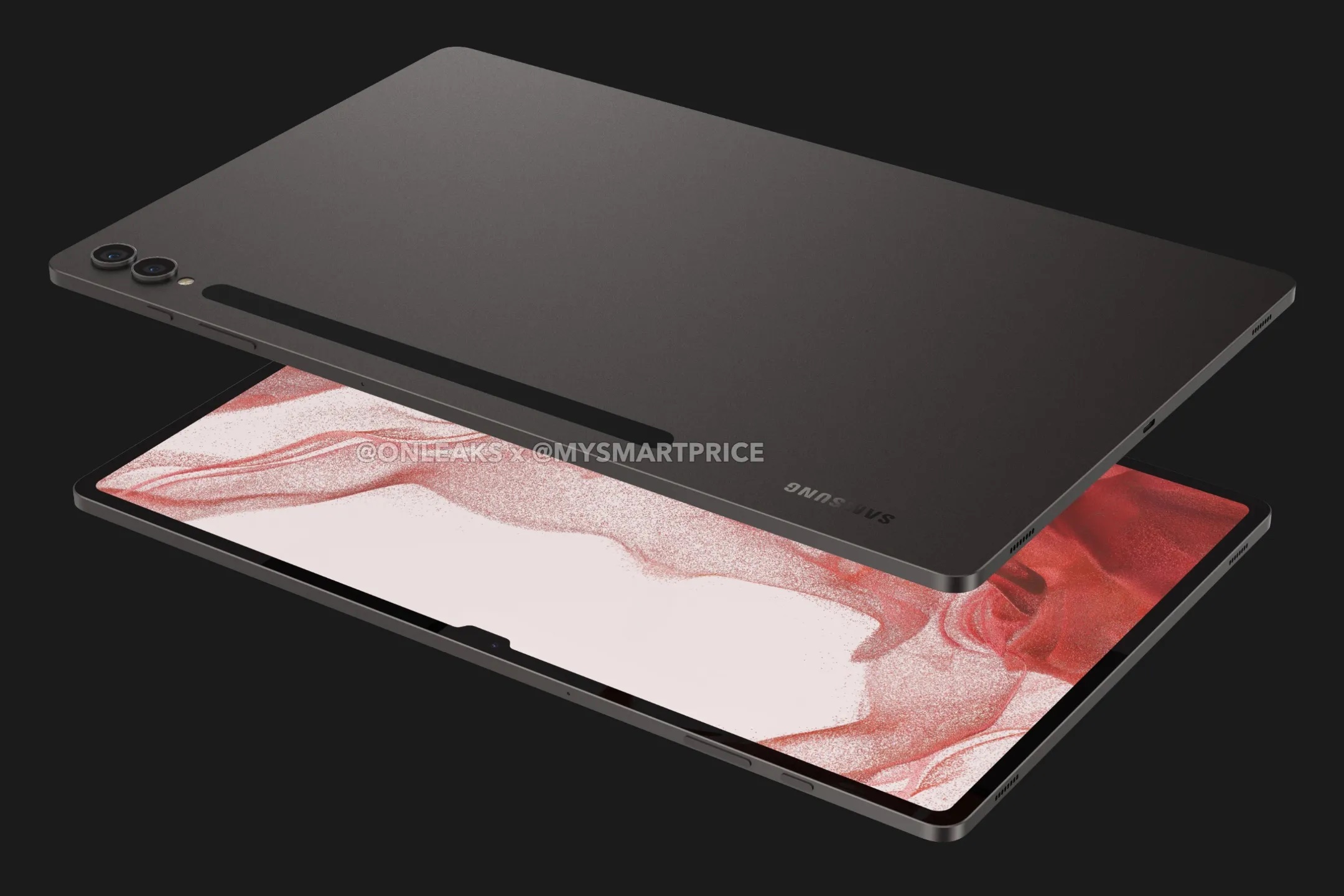 Render del Samsung Galaxy Tab S9 Ultra.