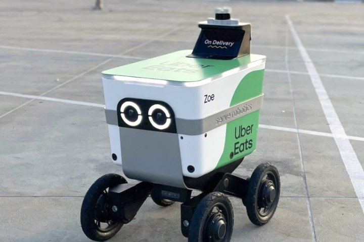 Sirve al robot de Robotics para Uber Eats.