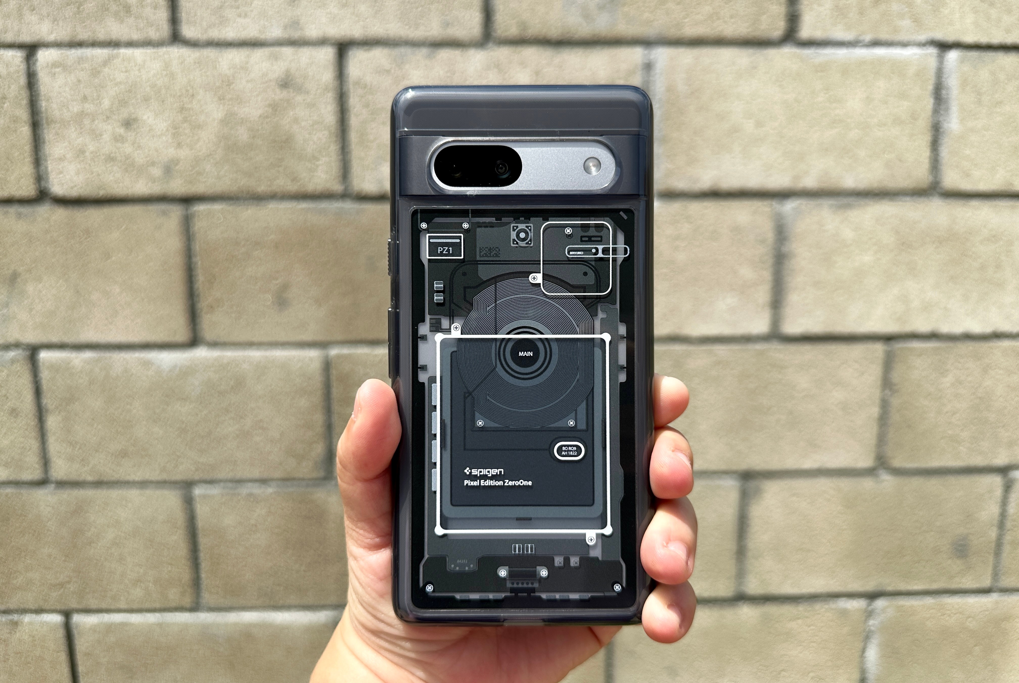 What's the inside of a Pixel 7a look like? This case shows you
