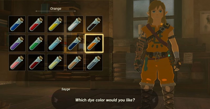 How to dye clothes and gliders in Zelda: Tears of the
Kingdom