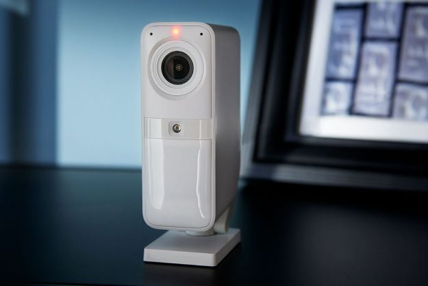 The SimpliSafe Smart Alarm Indoor Camera.