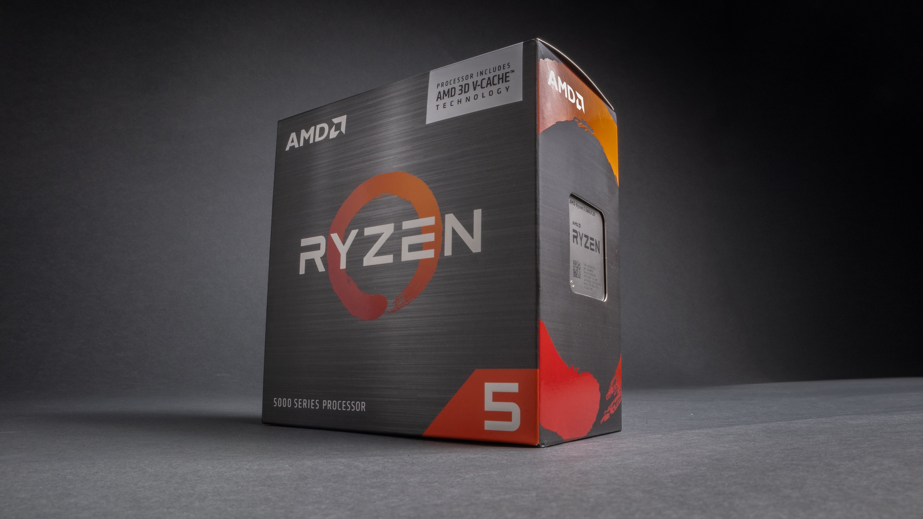 AMD Ryzen 5 5600X3D बॉक्स।