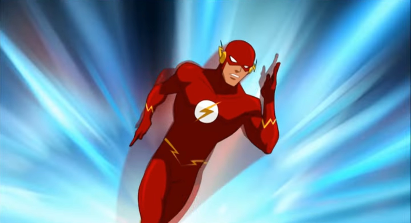Barry Allen como o Flash em "Young Justice".
