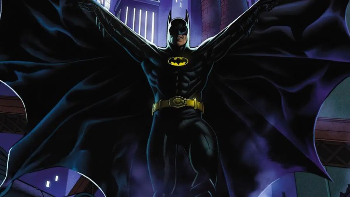 Comic cover for Sam Hamm's series Batman '89
