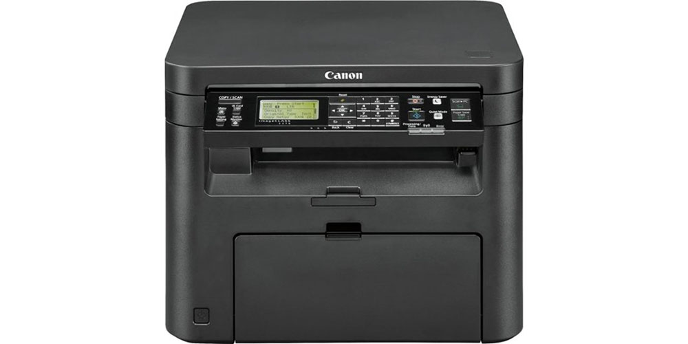 A impressora sem fio Canon D570 em um fundo branco.