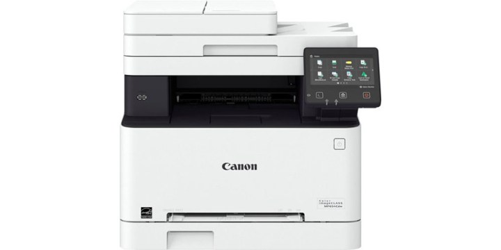 The Canon MF654Cdw on a white background.