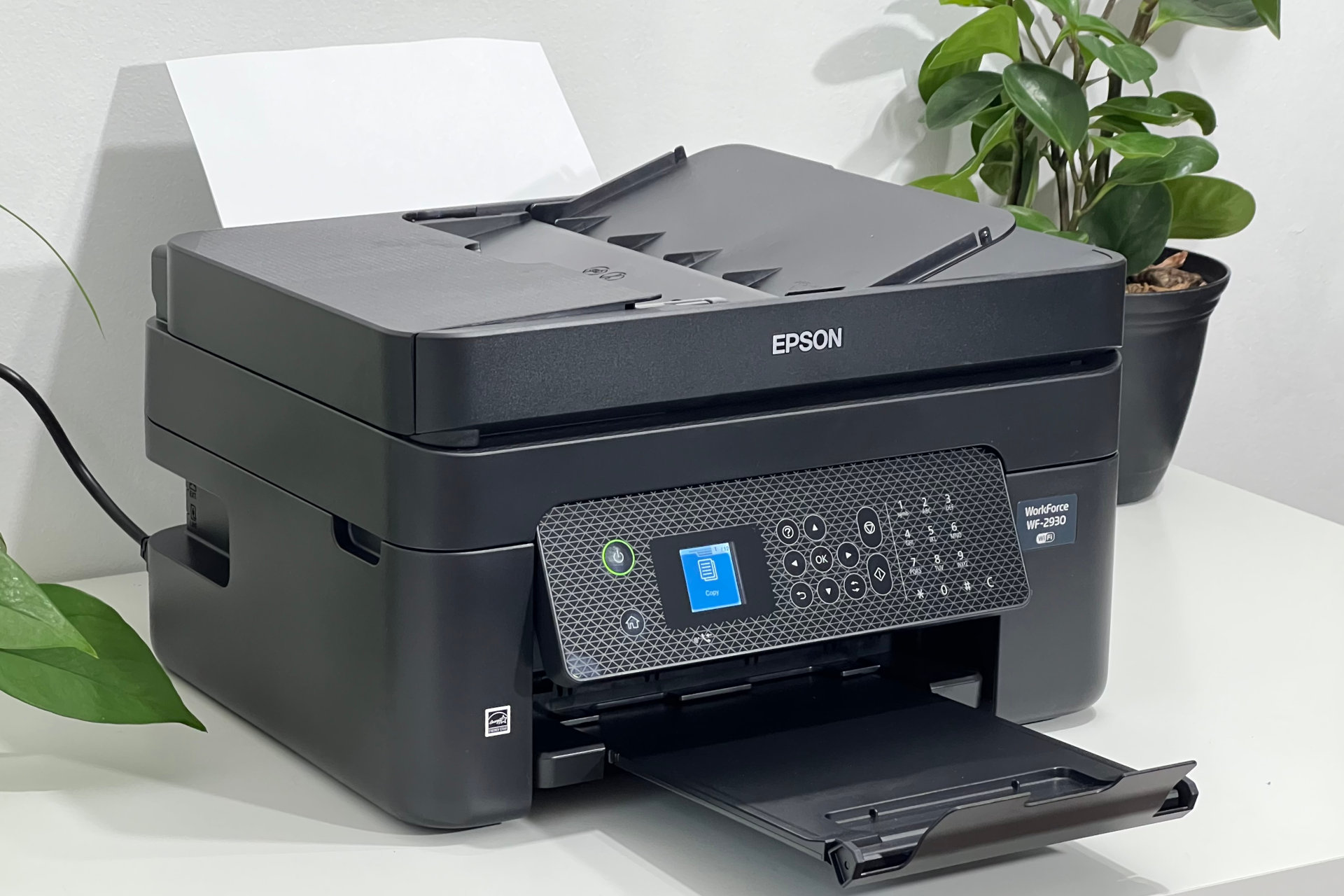 Epson WorkForce WF-2930 is a low-cost, compact all-in-one printer.