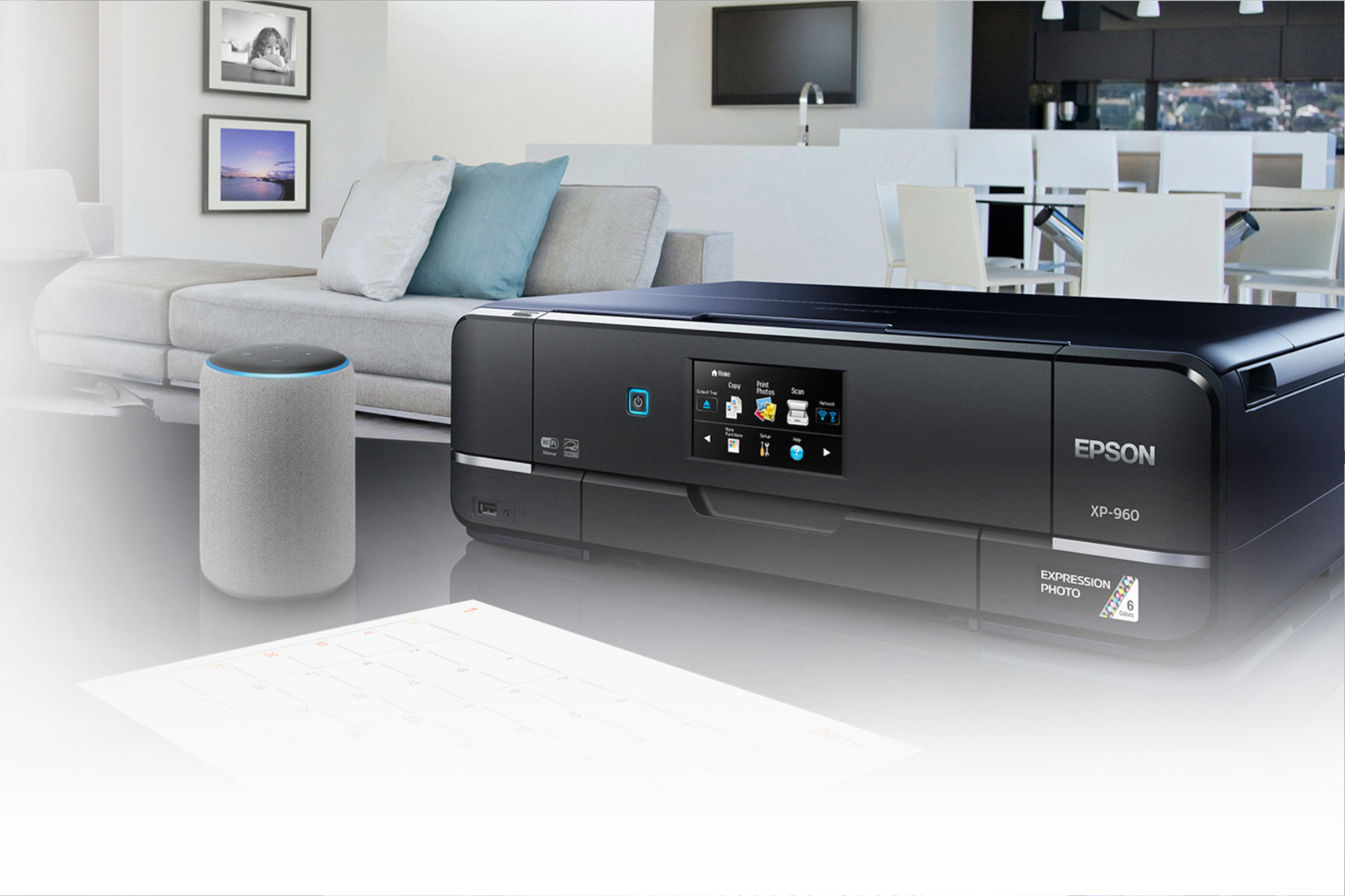 Epson says you can use Alexa for voice-activated printing.