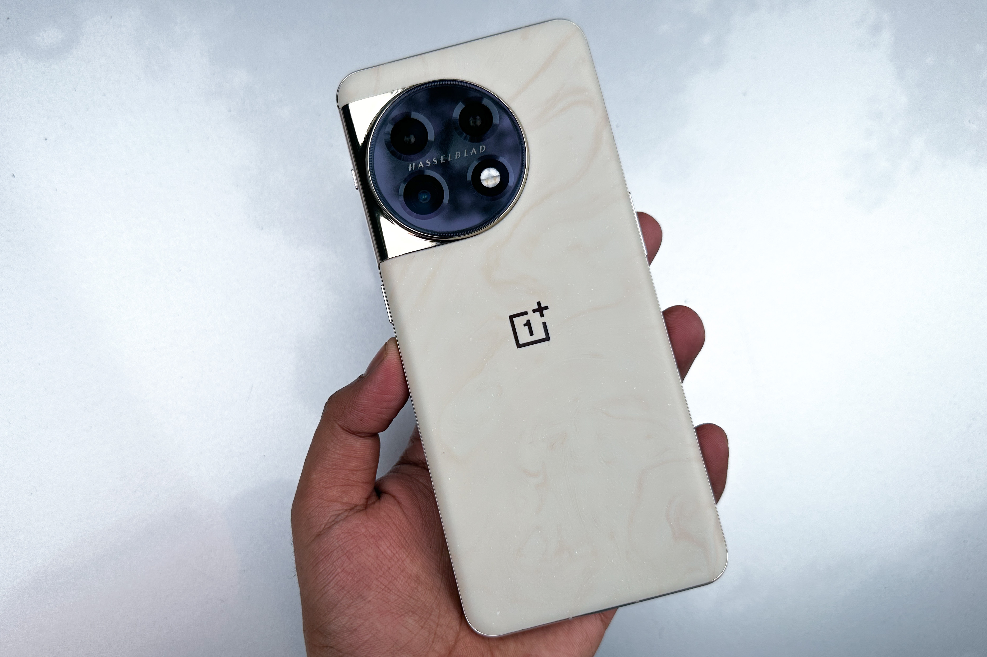OnePlus 11 Marble Odyssey Edition’s back panel.