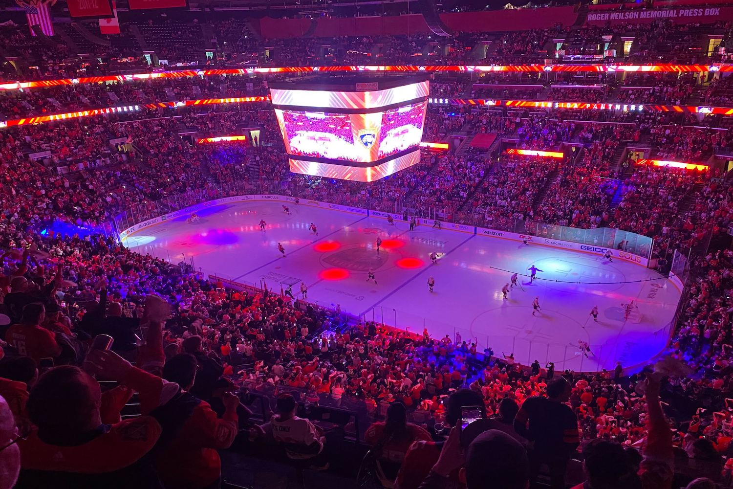 FLA Live Arena before Florida Panthers NHL game.