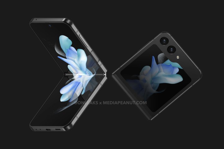 Leaked render of the Samsung Galaxy Z Flip 5.