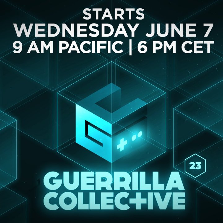 Guerrilla Collective Showcase 2023 key art.