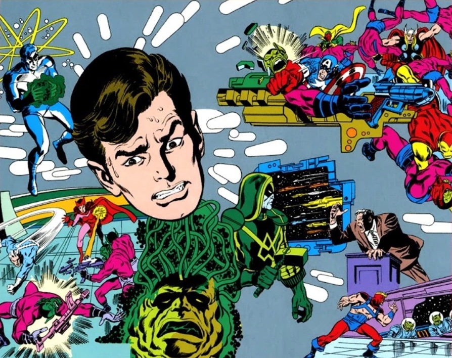 A Guerra Kree-Skrull de "Blockbusters do Universo Marvel" #1.