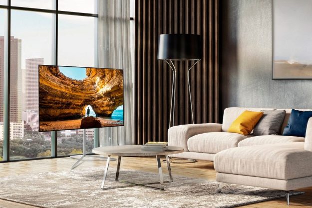 The LG B3 Series OLED 4K TV within the residing room.