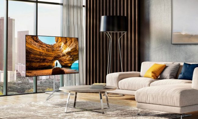 The LG B3 Series OLED 4K TV in the living room.