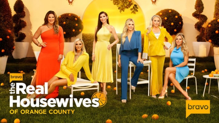 The real housewives of orange county pose for the poster of the new season.