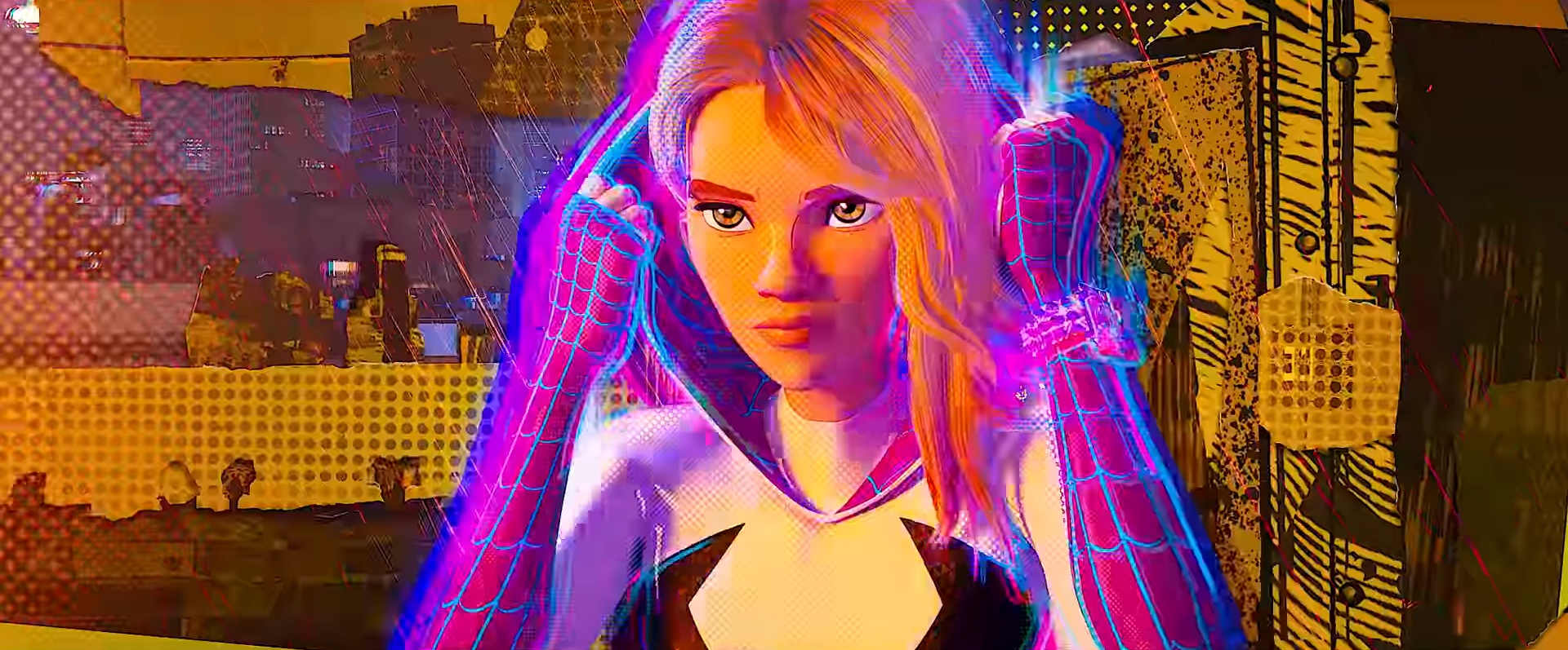 Gwen Stacy em "Homem-Aranha: Através do Aranhaverso".