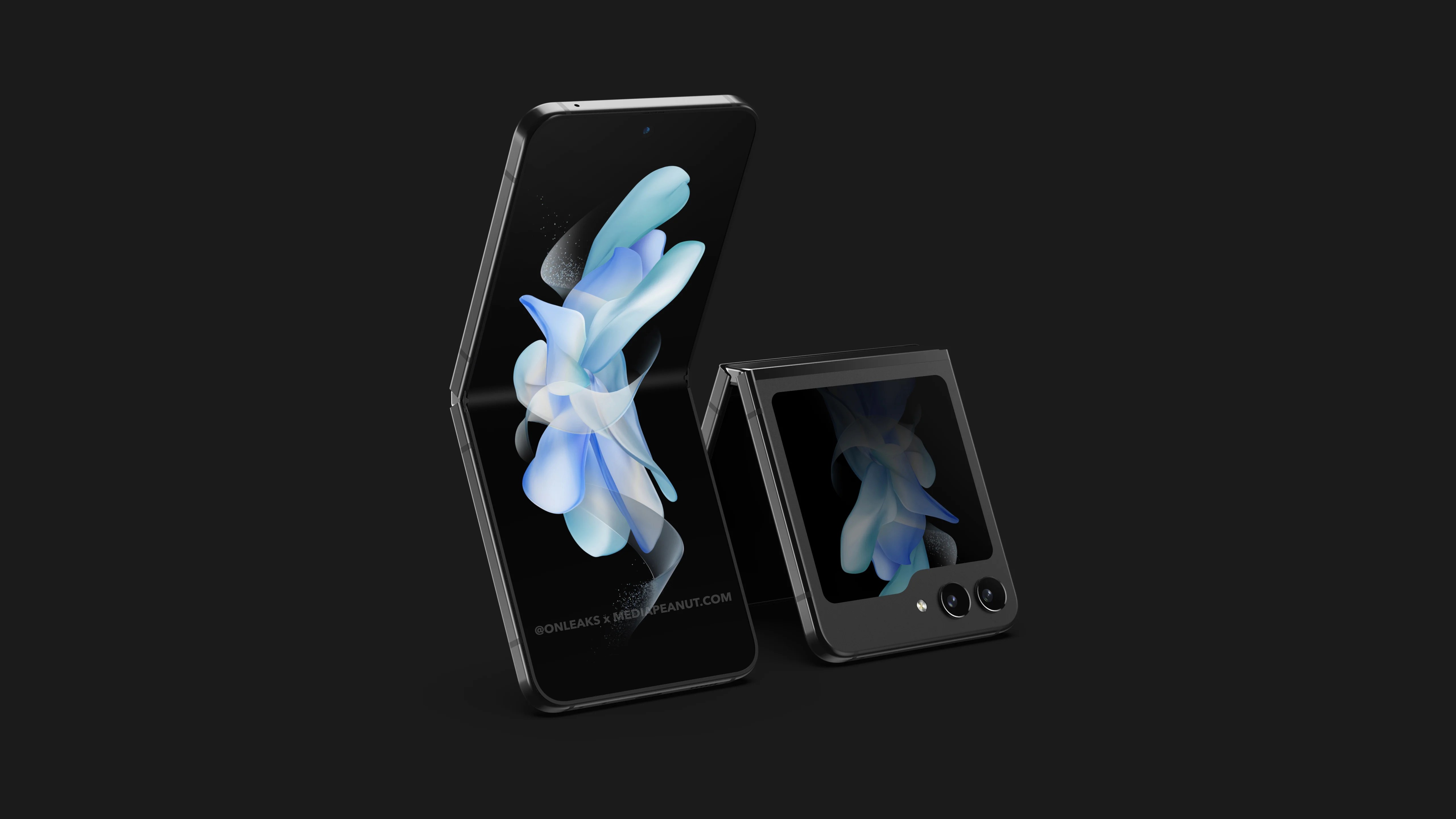 Vazou a renderização do Samsung Galaxy Z Flip 5.