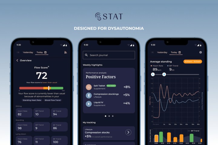 اسکرین شات های گرفته شده از برنامه Stat Health.