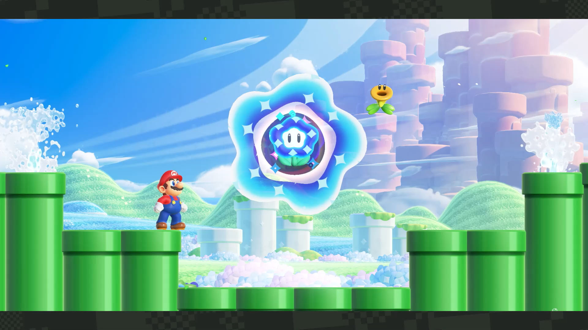 Wonder Flower in Super Mario Bros. Wonder.