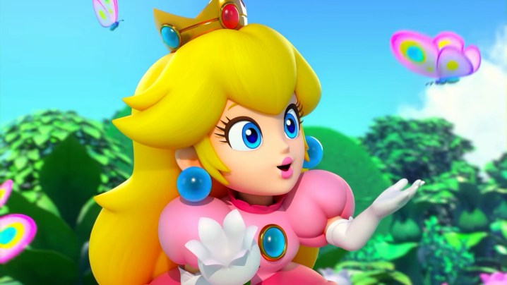 Princesse Peach dans Super Mario RPG.