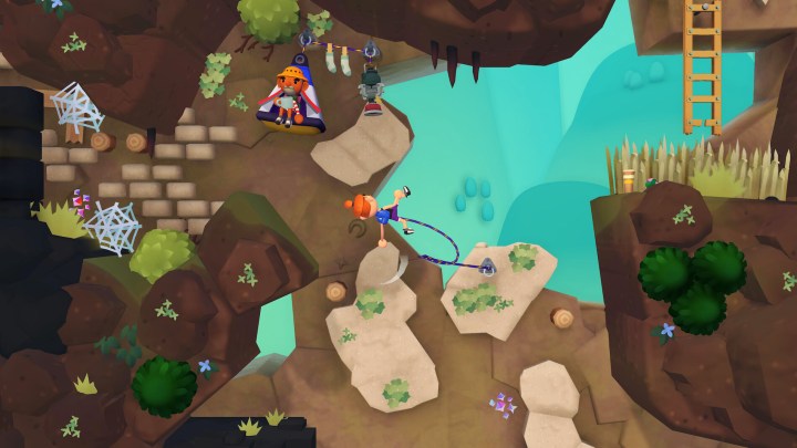 一名玩家在 Surmount 中攀爬。