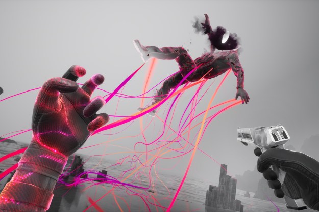 A player lifts an enemy with telekinesis in Synapse